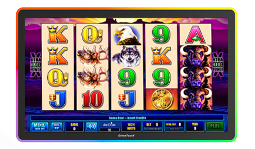 LED Bar Gaming Monitor for Casino Gambling or Entertainment Game